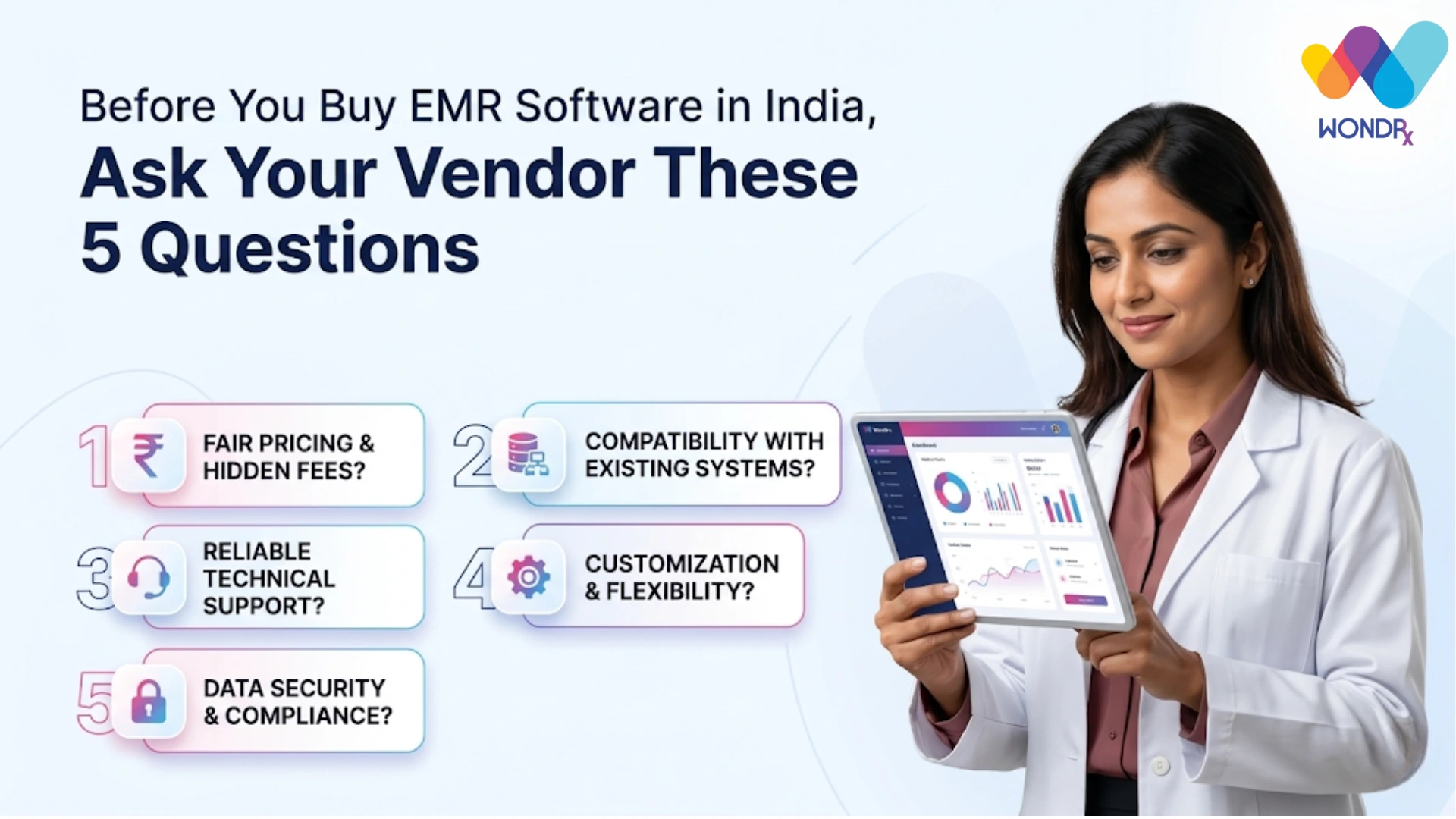 Before You Buy EMR Software in India, Ask Your Vendor These 5 Questions